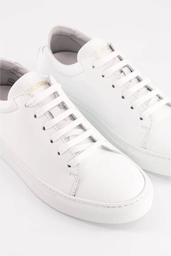 National Standard Handgemaakte Witte Monochrome Sneakers White Dames