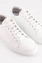 National Standard Handgemaakte Witte Monochrome Sneakers White Dames - Thumbnail 4