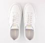 National Standard Handgemaakte Witte Monochrome Sneakers White - Thumbnail 11