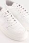 National Standard Handgemaakte Witte Monochrome Sneakers White Heren - Thumbnail 4