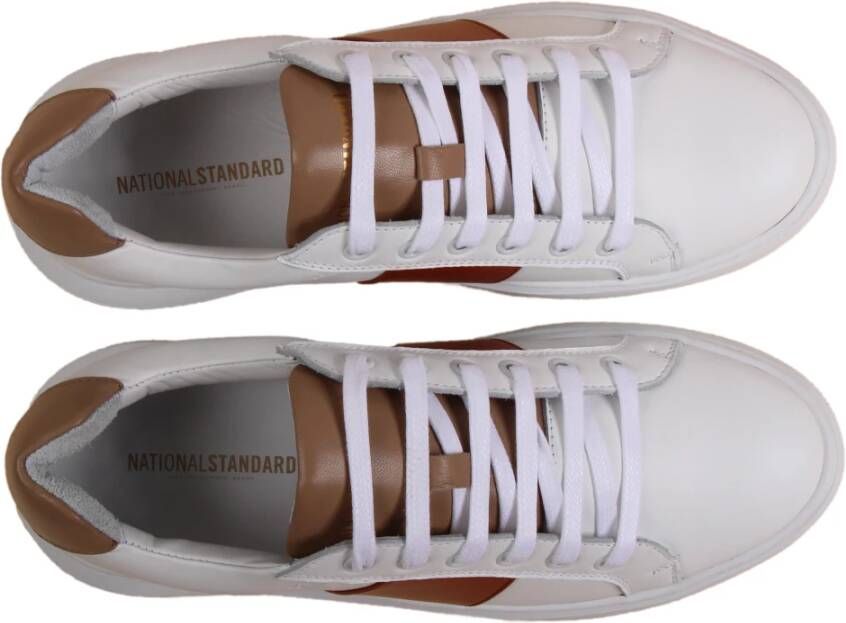 National Standard Handgemaakte Witte Roest Sneakers Multicolor Dames