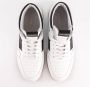 National Standard Handgemaakte Zwarte Band Sneakers White Heren - Thumbnail 11