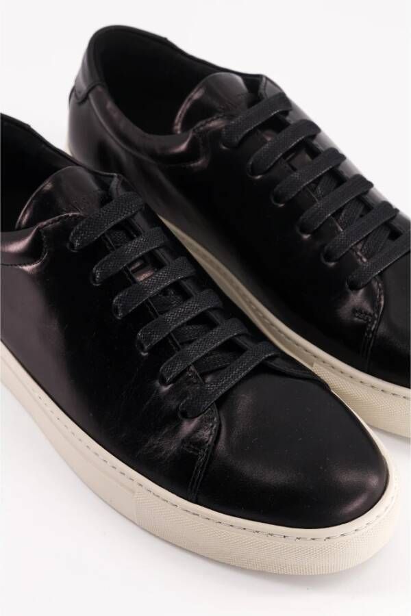 National Standard Handgemaakte Zwarte Patina Sneakers Black Heren