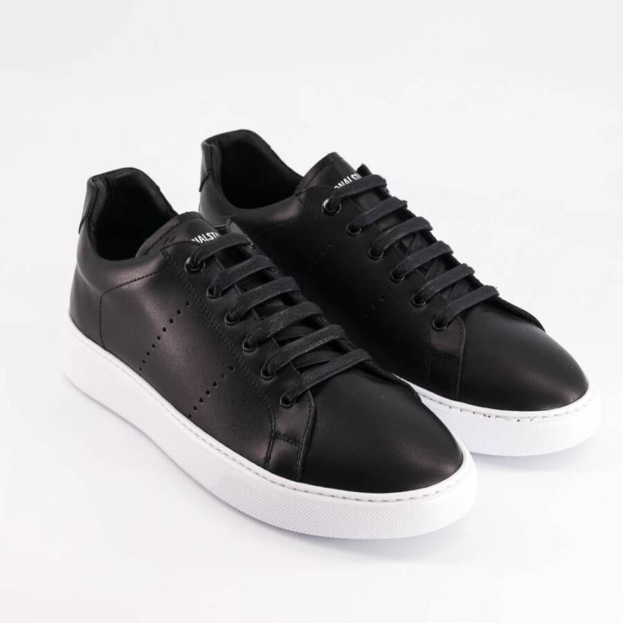 National Standard Handgemaakte Zwarte Sneakers Ethisch Gemaakt in Portugal Black Heren