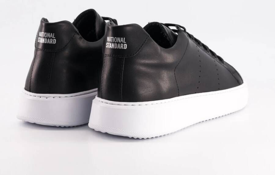 National Standard Handgemaakte Zwarte Sneakers Ethisch Gemaakt in Portugal Black Heren