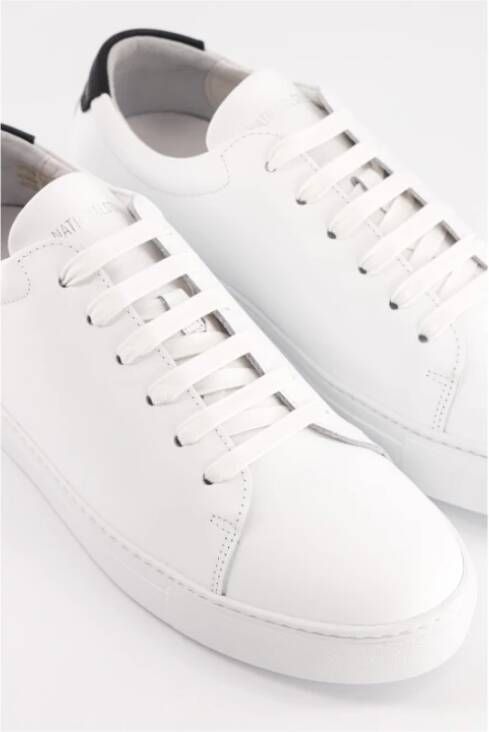 National Standard Premium Leren Sneakers Black Edition White Heren