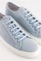 National Standard Handgemaakte Ethische Suède Sneakers Blue Heren - Thumbnail 9