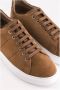 National Standard Handgemaakte Ethische Suède Sneakers Brown Heren - Thumbnail 9