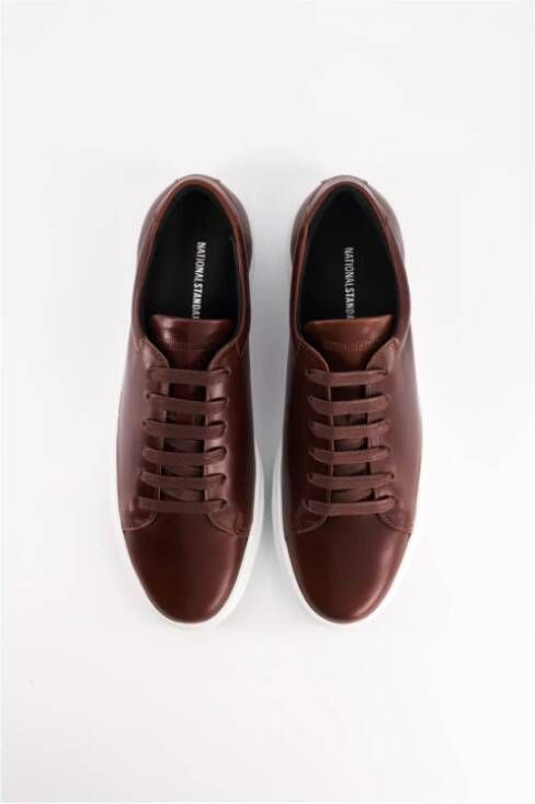 National Standard Sneakers Brown Heren