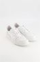 National Standard Handgemaakte Witte Monochrome Sneakers White Dames - Thumbnail 2