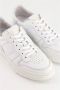 National Standard Handgemaakte Witte Monochrome Sneakers White Dames - Thumbnail 3