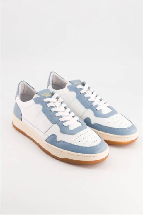 National Standard Handgemaakte White Ciel Sneakers Blue Heren