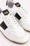 National Standard Handgemaakte Zwarte Sneakers White Heren - Thumbnail 3