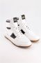 National Standard Handgemaakte Zwarte Band Sneakers White Heren - Thumbnail 2