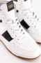 National Standard Handgemaakte Zwarte Band Sneakers White Heren - Thumbnail 3