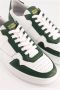 National Standard Handgemaakte Ethische Sneakers Wit Groen Multicolor Heren - Thumbnail 3