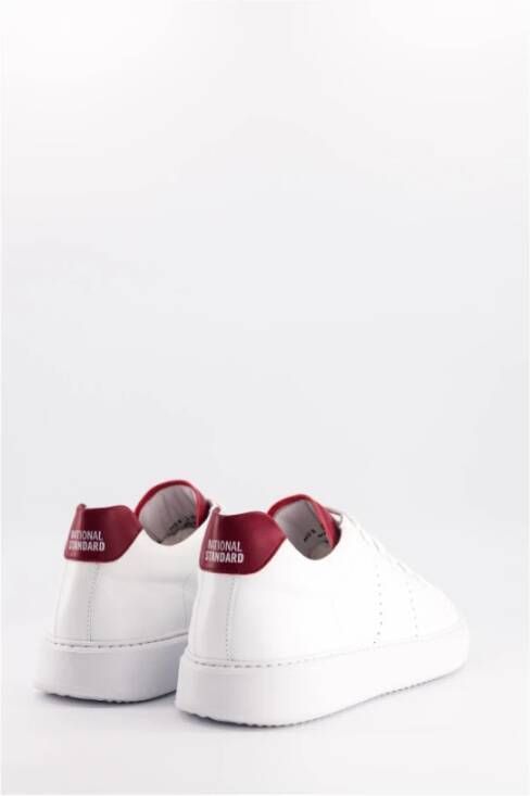 National Standard Wit Rood Editie 9 Sneakers White Heren