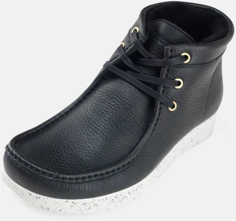 Nature Footwear Anton Gevoerde Laars Leer Black Heren