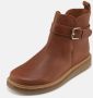 Nature Footwear Betty Leren Laars Cognac Brown Dames - Thumbnail 4