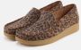 Nature Footwear Elin Loafer Suede Print Brown Dames - Thumbnail 2