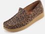 Nature Footwear Elin Loafer Suede Print Brown Dames - Thumbnail 5