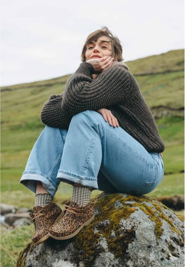 Nature Footwear Ellen Laars Suède Brown Dames