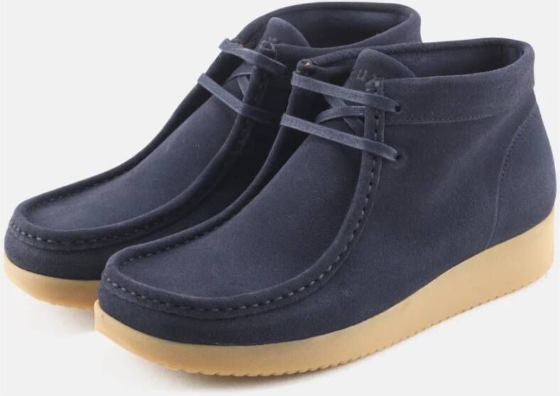 Nature Footwear Ellen Suède Laars Navy Blue Dames