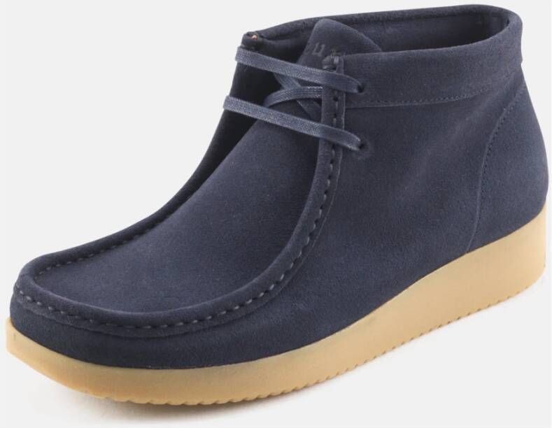 Nature Footwear Ellen Suède Laars Navy Blue Dames