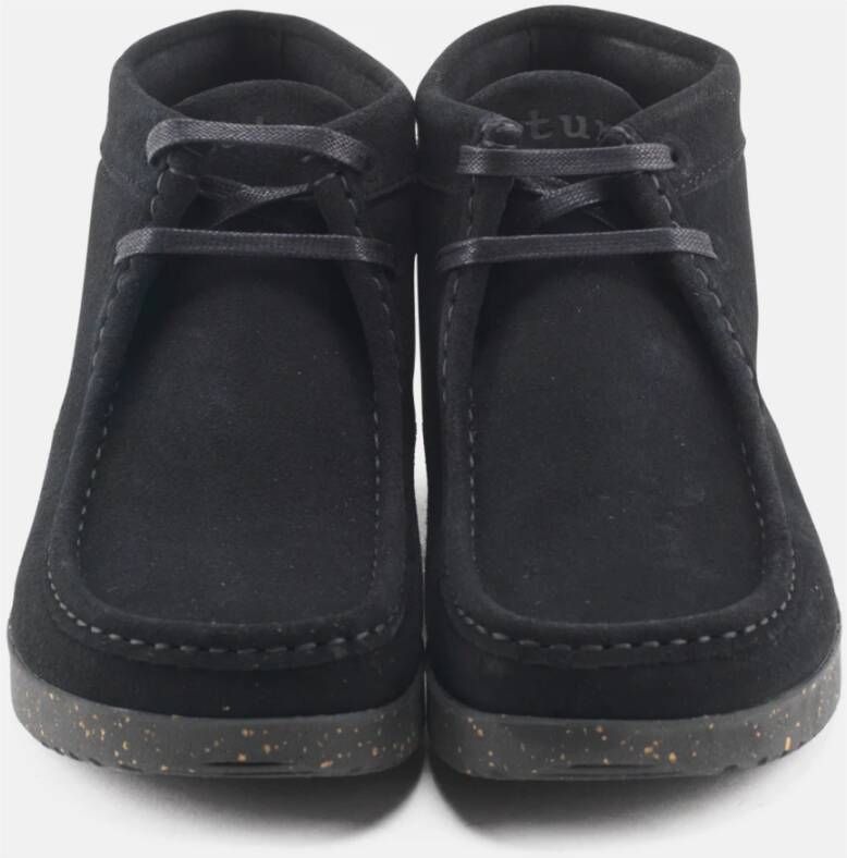 Nature Footwear Ellen Suède Laars Zwart Black Dames