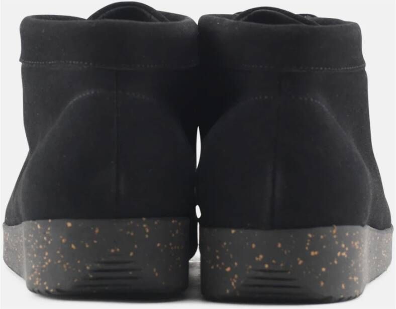 Nature Footwear Ellen Suède Laars Zwart Black Dames