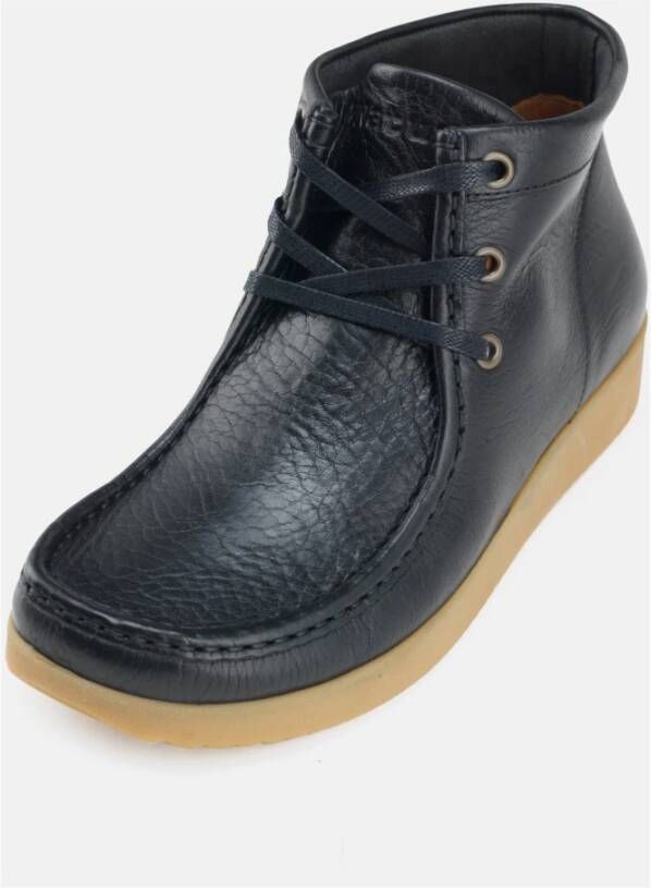 Nature Footwear Emma Laars Pull Up Leer Black Dames