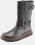 Nature Footwear Fenja Laars Leer Black Dames - Thumbnail 4