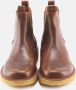 Nature Footwear Handgemaakte Leren Chelsea Laars Tobacco Brown Dames - Thumbnail 4