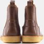 Nature Footwear Handgemaakte Leren Chelsea Laars Tobacco Brown Dames - Thumbnail 6