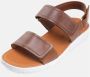 Nature Footwear Karen Leren Sandaal Tabak Model Brown Dames - Thumbnail 4