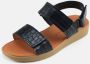 Nature Footwear Stijlvolle Platte Sandalen voor Vrouwen Black Dames - Thumbnail 5