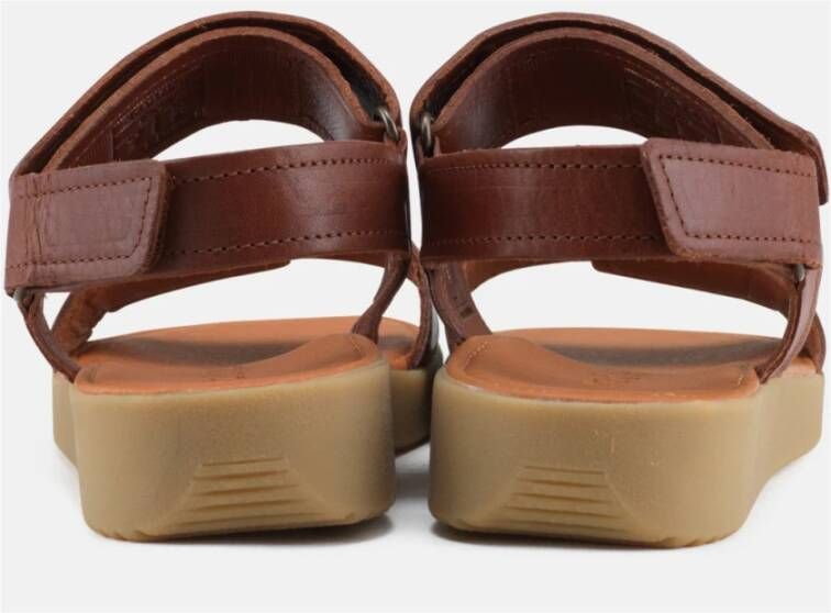 Nature Footwear Karen Sandal Pull Up Leather Brown Dames