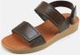 Nature Footwear Karen Sandal Pull Up Leather Green Dames - Thumbnail 4