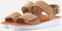 Nature Footwear Karen Suède Sandaal Toffee Beige Dames - Thumbnail 4