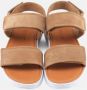 Nature Footwear Karen Suède Sandaal Toffee Beige Dames - Thumbnail 5