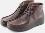 Nature Footwear Koffie Leren Laars 2002-046-018 Brown Heren - Thumbnail 2