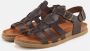 Nature Footwear Koffie Leren Sandaal 1107-040-018 Brown Dames - Thumbnail 2