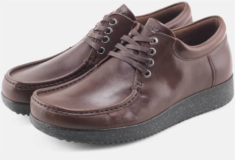 Nature Footwear Koffie Leren Schoenen 2001-046-018 Brown Heren