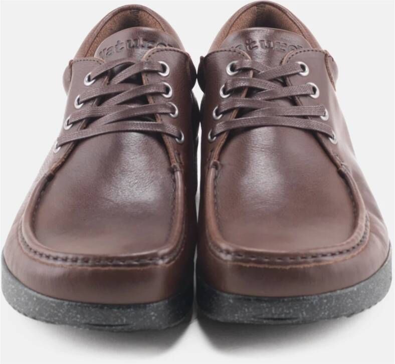 Nature Footwear Koffie Leren Schoenen 2001-046-018 Brown Heren