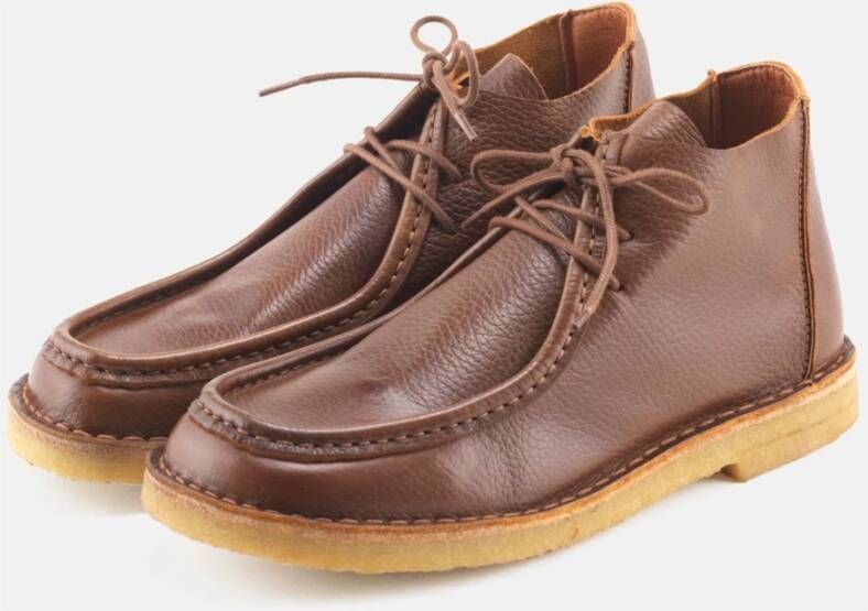 Nature Footwear Lea Støvle Leren Laars Tabak Brown Dames