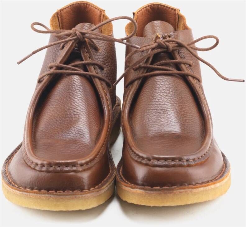 Nature Footwear Lea Støvle Leren Laars Tabak Brown Dames