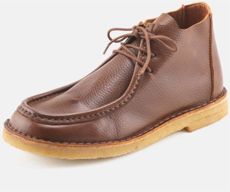 Nature Footwear Lea Støvle Leren Laars Tabak Brown Dames