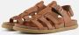 Nature Footwear Leren Sandaal 1107-040-168 Tan Brown Dames - Thumbnail 2