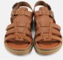 Nature Footwear Leren Sandaal 1107-040-168 Tan Brown Dames - Thumbnail 3