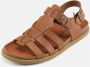 Nature Footwear Leren Sandaal 1107-040-168 Tan Brown Dames - Thumbnail 4